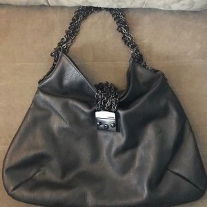 Bebe black purse with chain strap